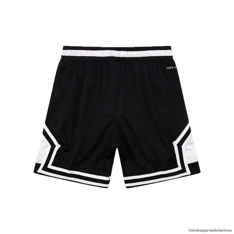 AJ Sporty Black and White Shorts
