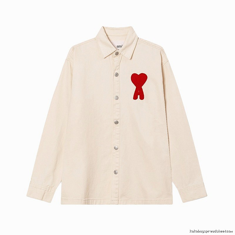 AMI Embroidered Love Wind Shirt
