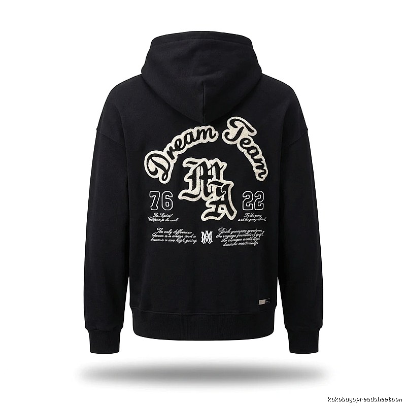 AMIRI Dream Team retro-style black sweatshirt