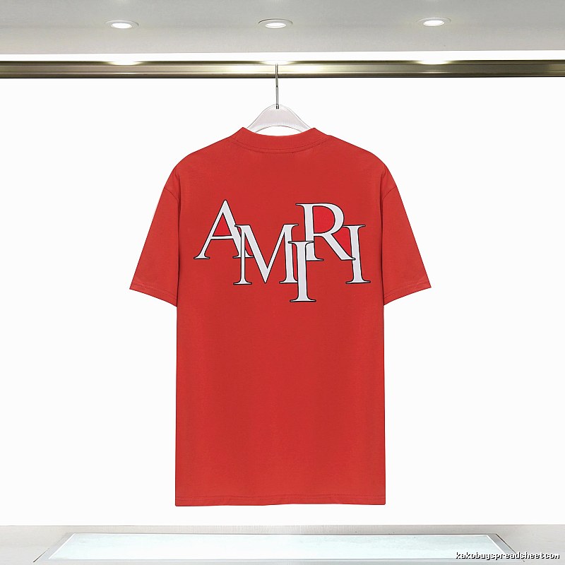 Amiri Gift Ready Graphic T-shirt White Blue Amiri with Fresh Pattern