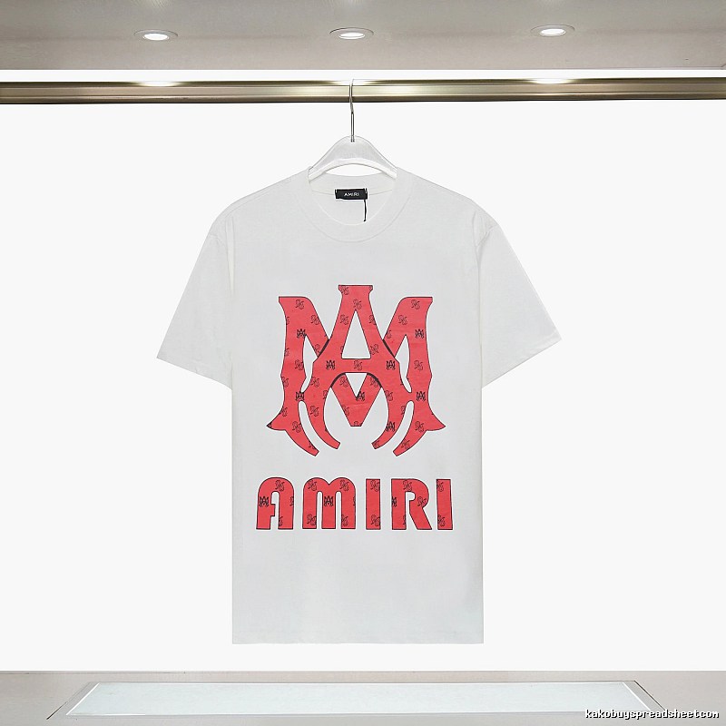 Amiri Weekend Graphic T-shirt White Blue Amiri for Weekend Wear