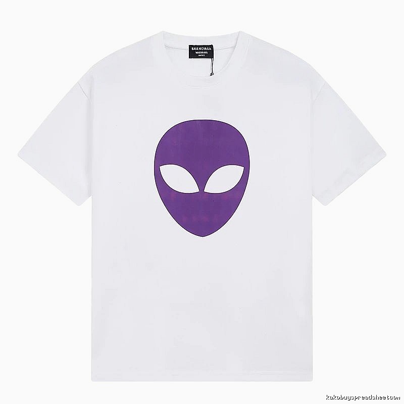Balenciaga Alien Print White T-shirt