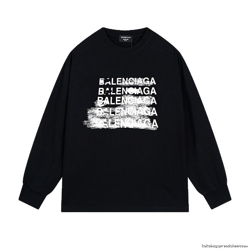 Balenciaga graffiti-style black T-shirt