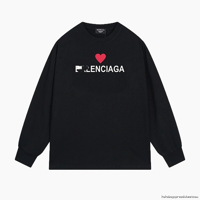 Balenciaga Love Simple Black T-shirt