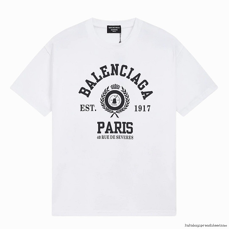 Balenciaga retro style white T-shirt
