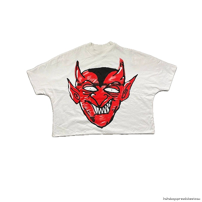 Billionaire Devil Print White T-shirt