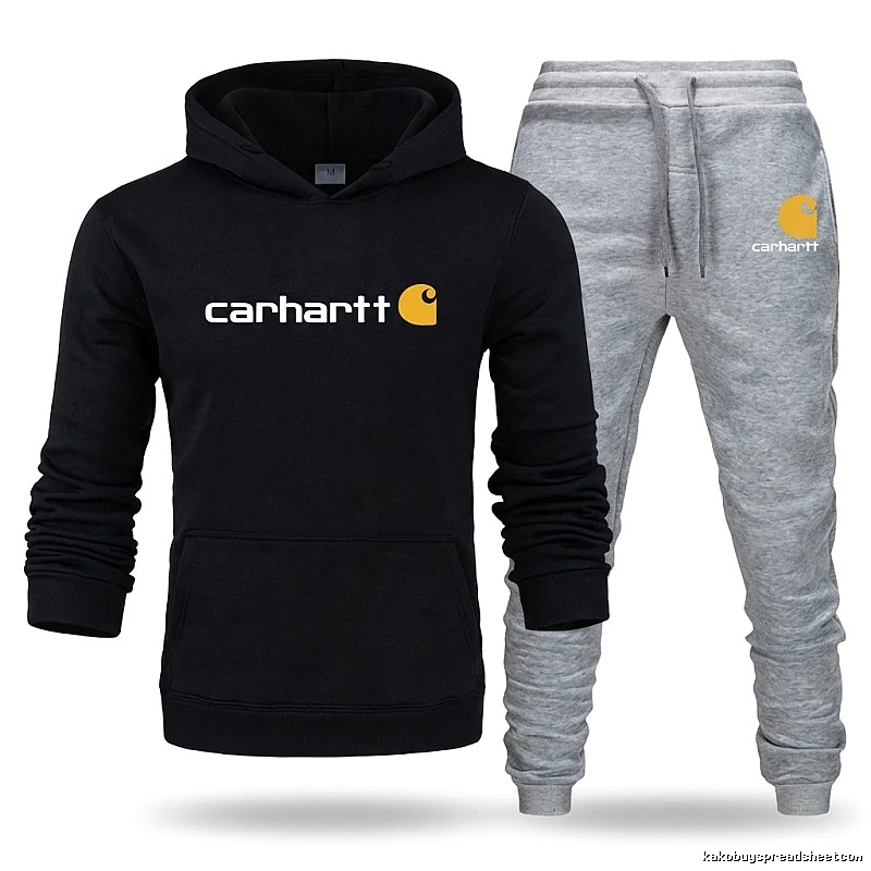 Carhartt casual style black and gray suit