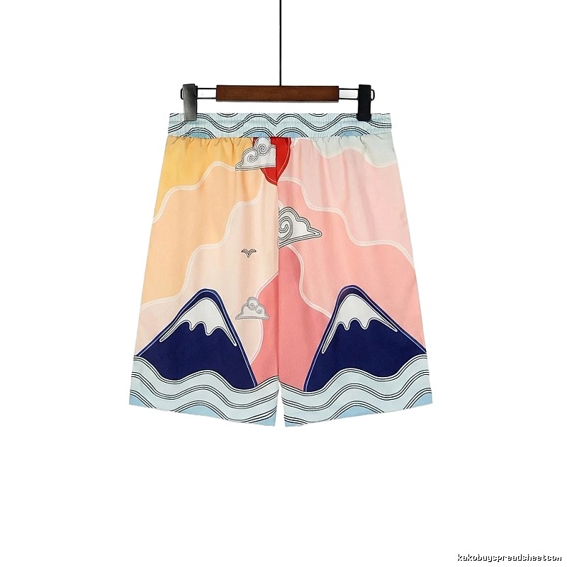 Casablanca Japanese-style and wind colorful shorts