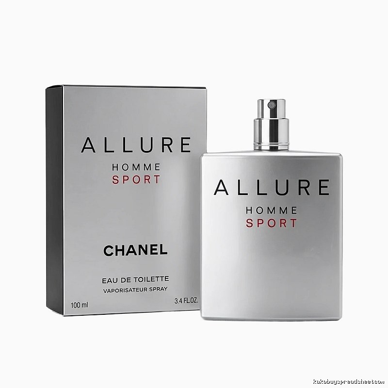 Chanel ALLURE series silver men's perfume