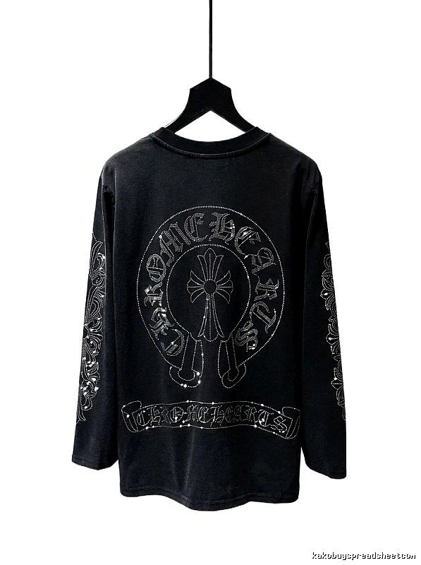 Chrome Hearts Cross Dark Style Black T-shirt