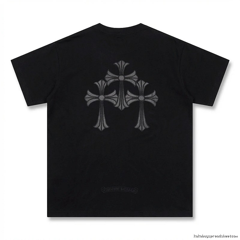 Chrome Hearts Cross Print Black T-shirt