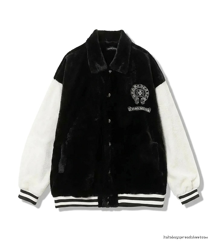 Chrome Hearts Retro Style Black and White Jacket