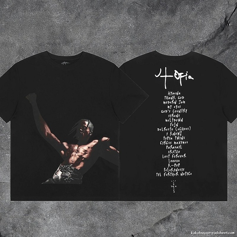 Denim Tears 2031-78 Black Graphic T-Shirt Gift Ready