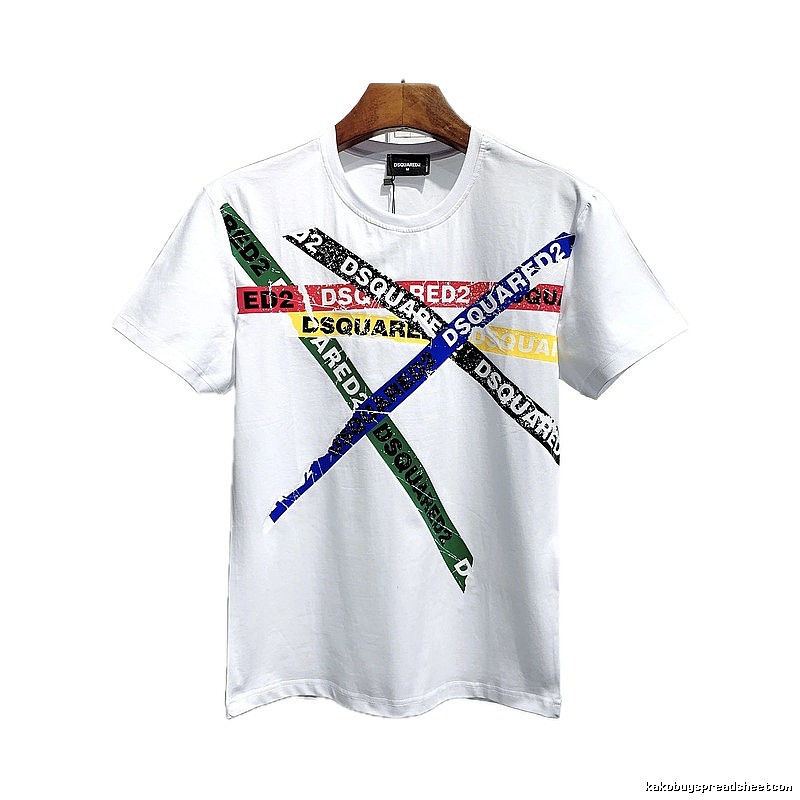 DSQUARED2 Printed Street Style White T-Shirt