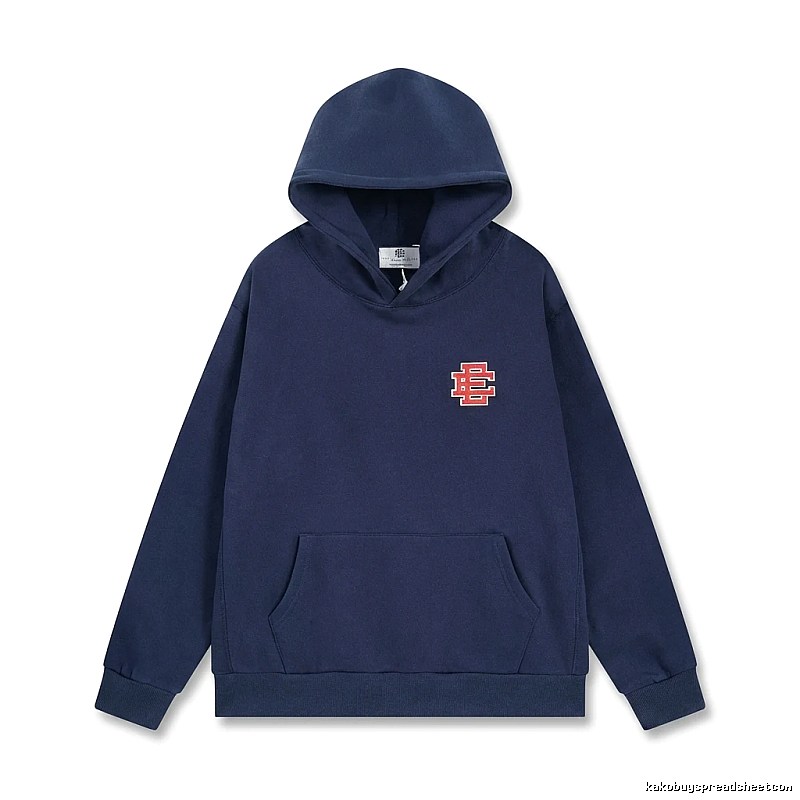 Eric Emanuel simple style navy blue hoodie
