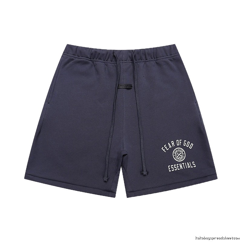 ESSENTIALS minimalist style dark blue shorts