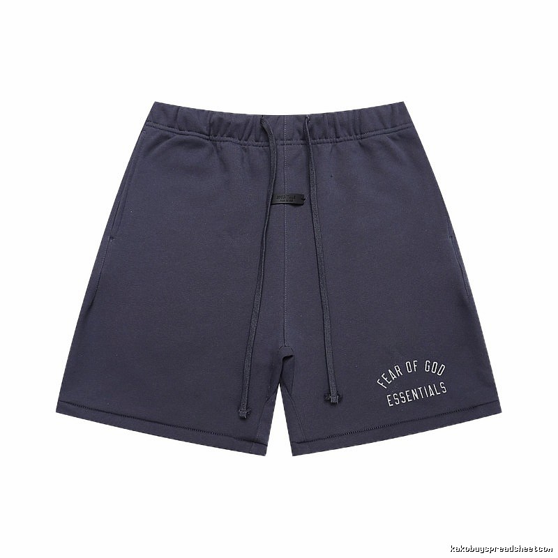 ESSENTIALS minimalist style dark gray shorts