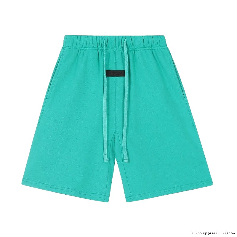 ESSENTIALS Minimalist Style Lake Blue Shorts