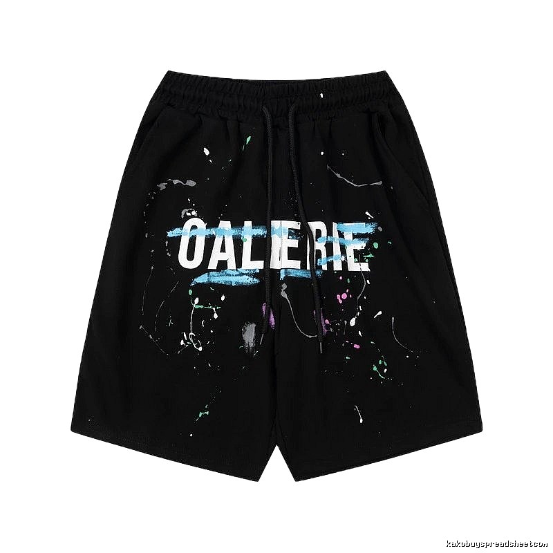 Gallery Dept Graffiti Style Black Shorts