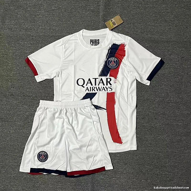 Germany Sport Soccer jersey set White Germany Football for Warm Weather