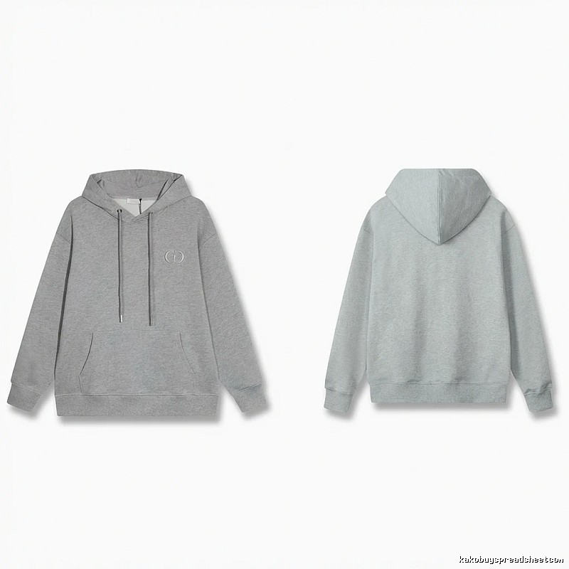 Gucci minimalist style grey hoodie