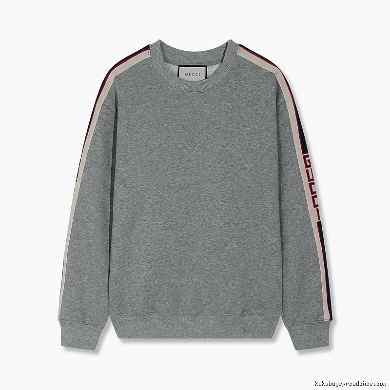 Gucci retro-style grey sweatshirt