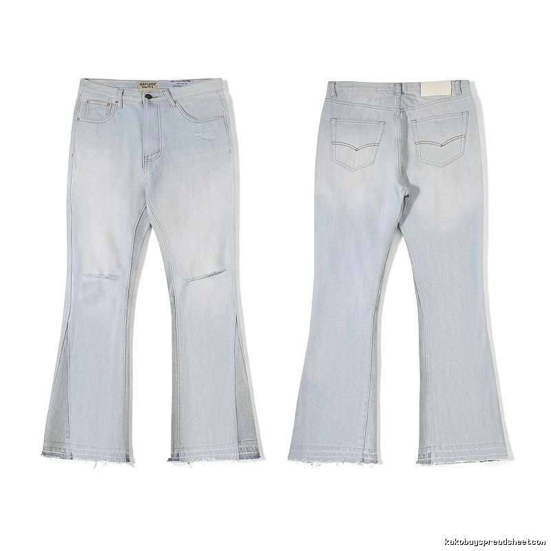 Hole-flared jeans from Gallery Dept.