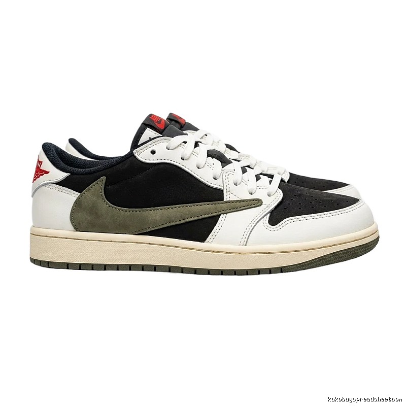 Jordan AJ1 Black and White Retro Sneakers