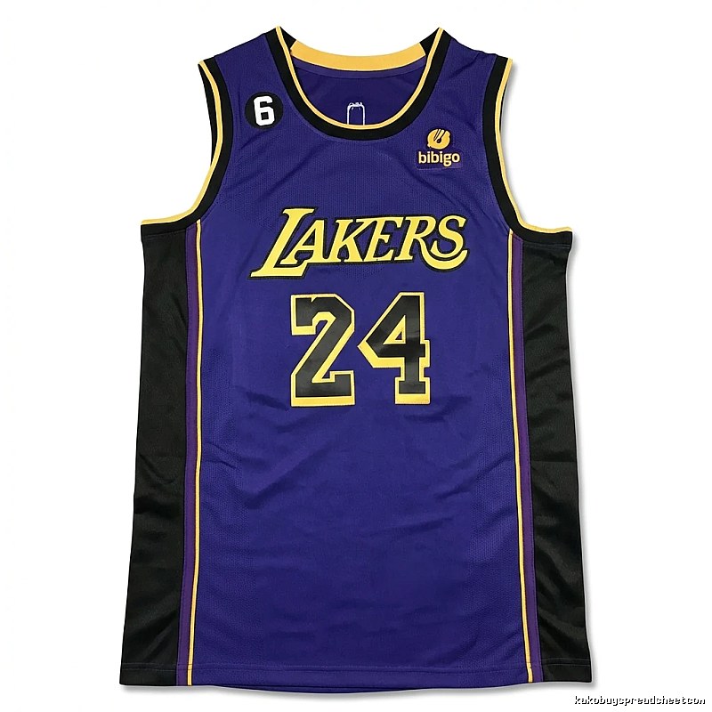 Kobe Lakers retro-style jerseys
