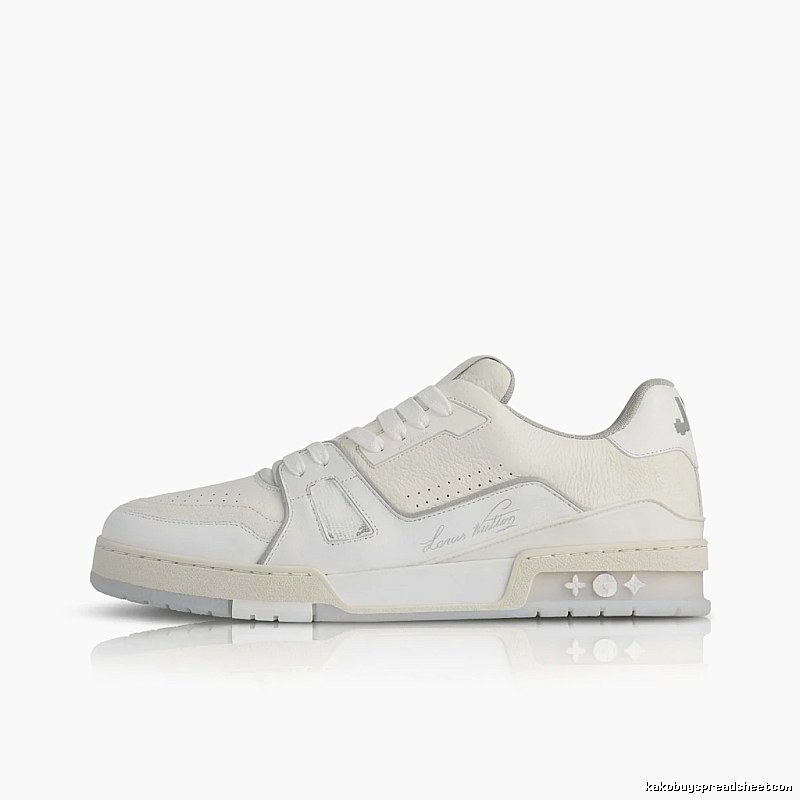 Louis Vuitton white trendy sports shoes