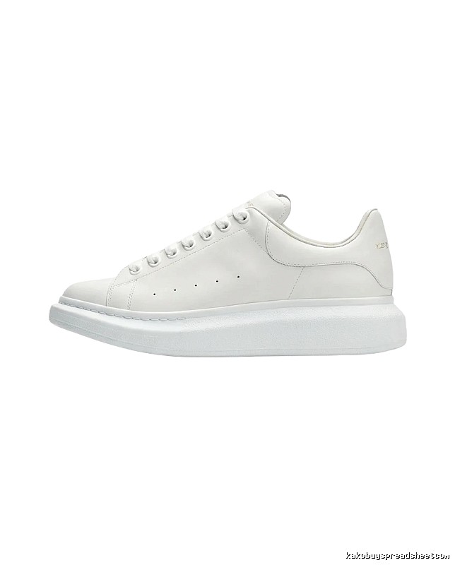 McQueen thick-soled casual small white shoes