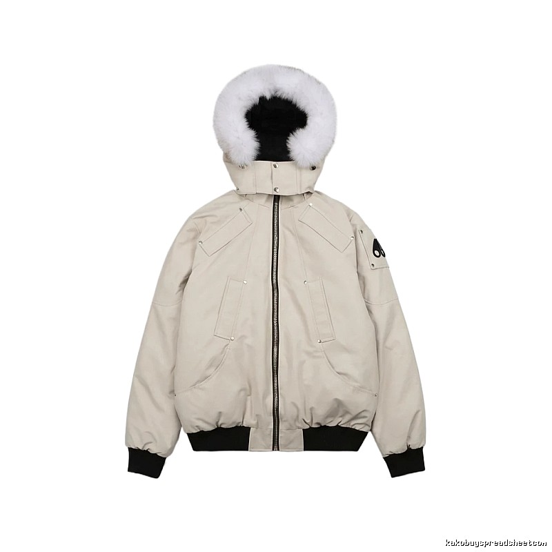 Michael Kors parka down jacket in off-white