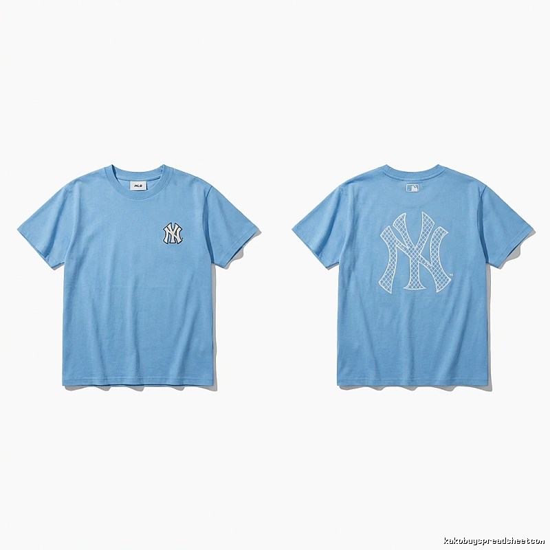 MLB Classic Simple Style Blue T-shirt