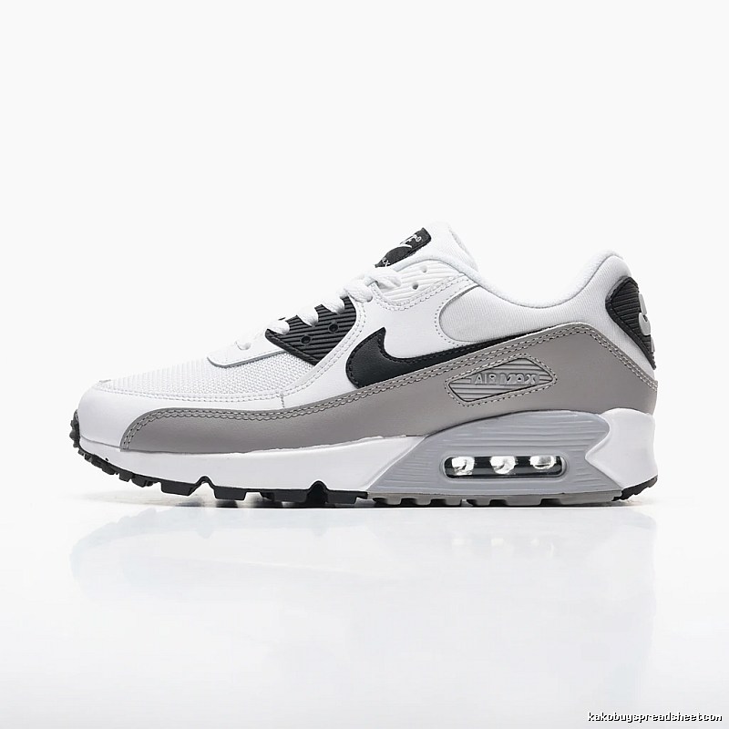 Nike Air Max retro-style gray and white sports shoes