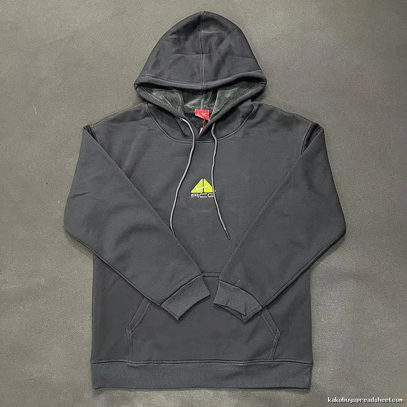 Nike Charcoal Black Zip Hoodie Poolside Style Swoosh