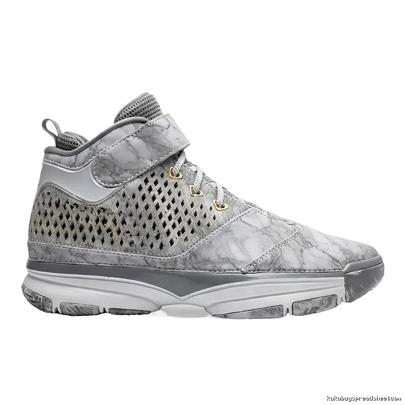 Nike retro-style marble-patterned grey sports shoes