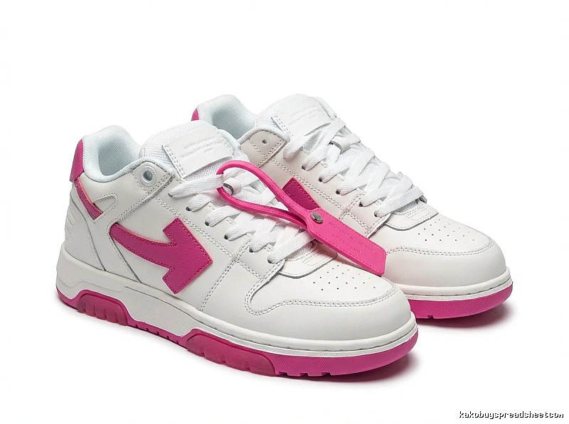 Off-White casual style white and pink shoes