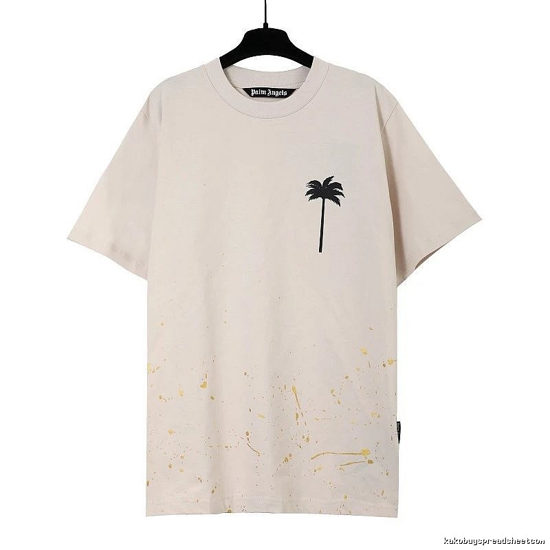 Palm Angels Resort Logo T-shirt White Palm Tree with Premium Look
