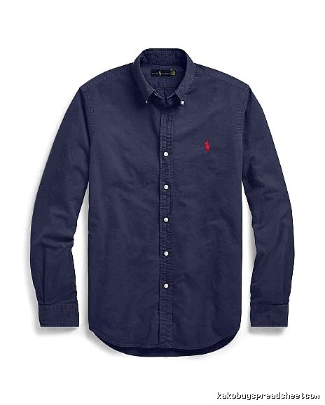 Ralph Lauren Blue Button-Down Shirt Resort Wear