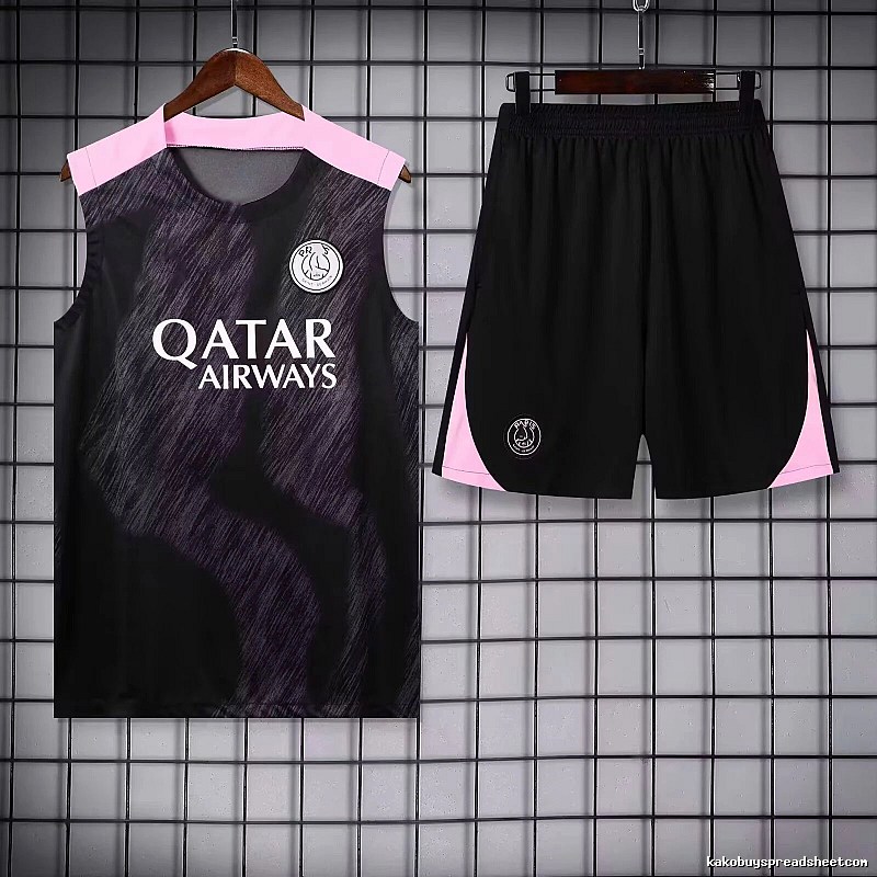 Real Madrid Monogram Training jersey set Navy Sleeveless Top for Casual Outfits