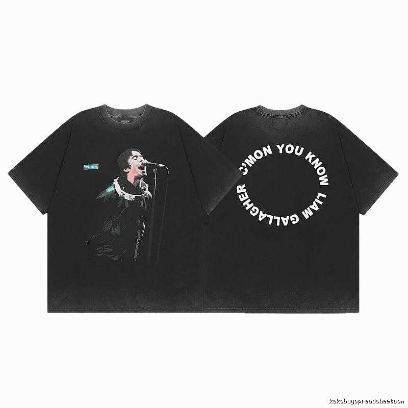 Represent Character Print Vintage Black T-Shirt