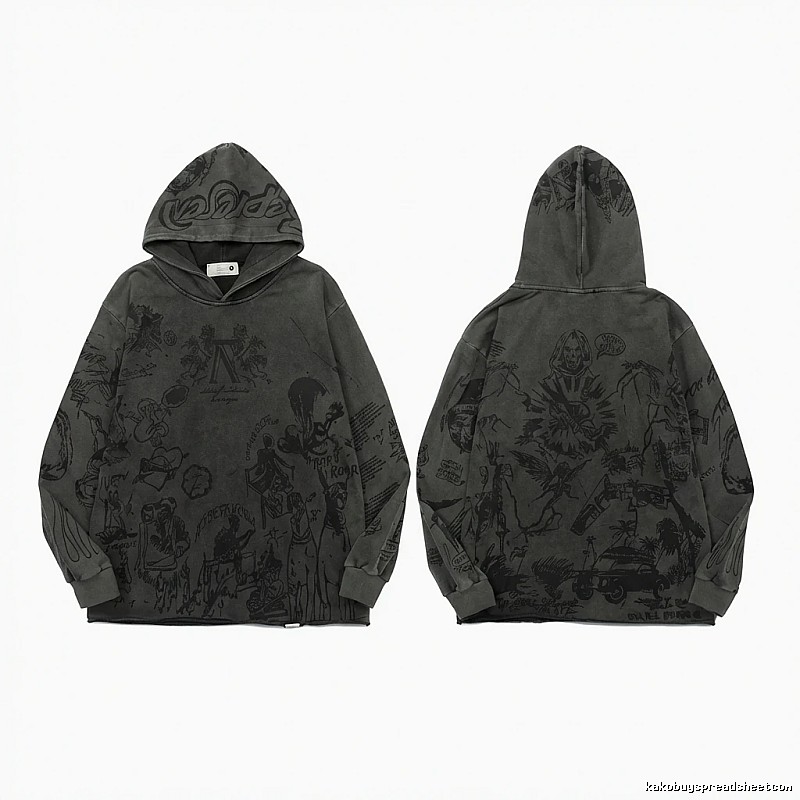 Represent Dark Retro Hoodie