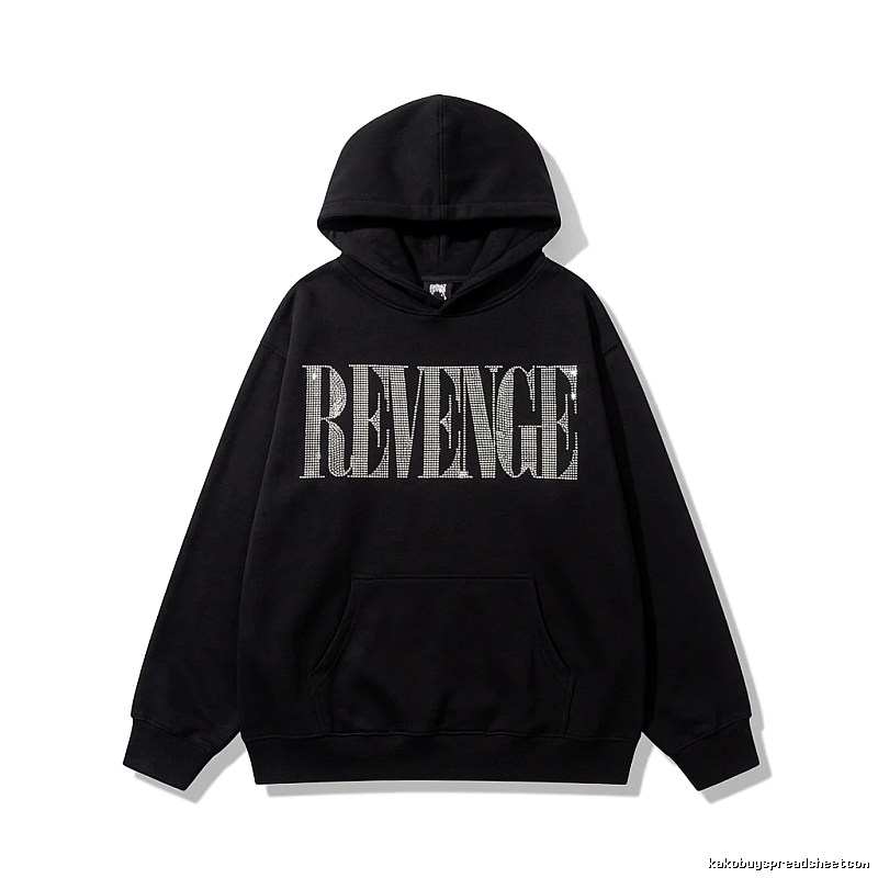 Revenge Letter Wind Black Hoodie
