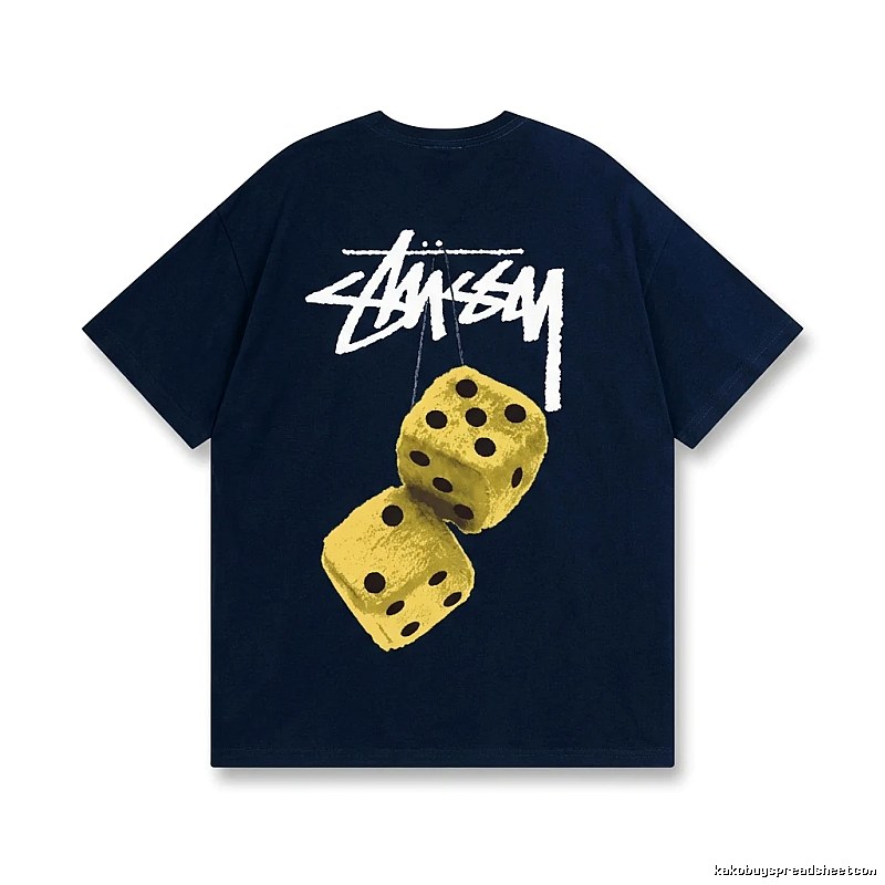 Stussy Dice Style Navy Blue T-Shirt