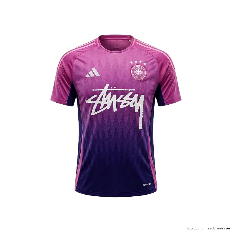 Stussy Gradient Style Pink-Purple T-shirt