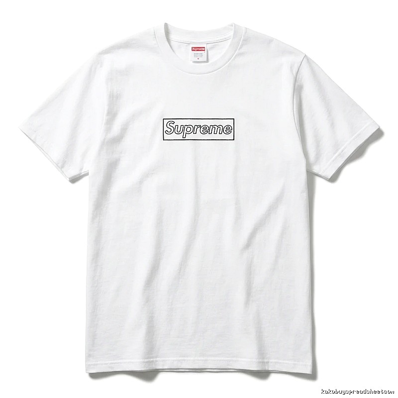 Supreme Basic Simple White T-shirt
