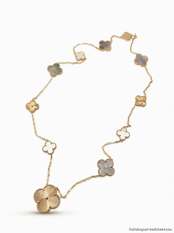 Van Cleef & Arpels Vintage Alhambra Four-Leaf Clover Necklace