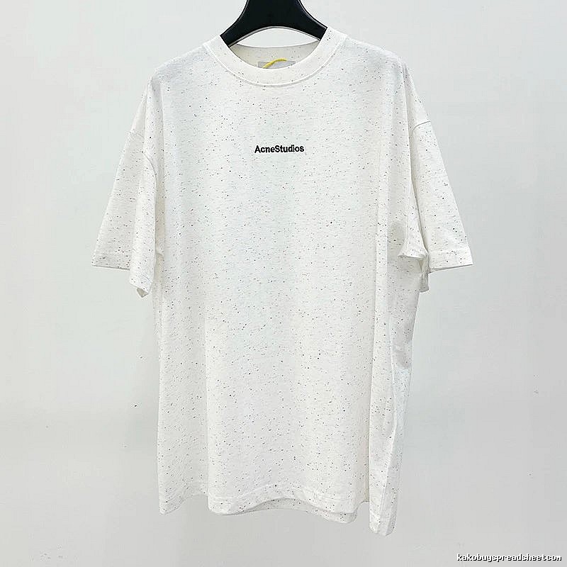 Acne Studios 2090-80 White Style Ac908054 Stockholm Logo T-Shirt Campus Look