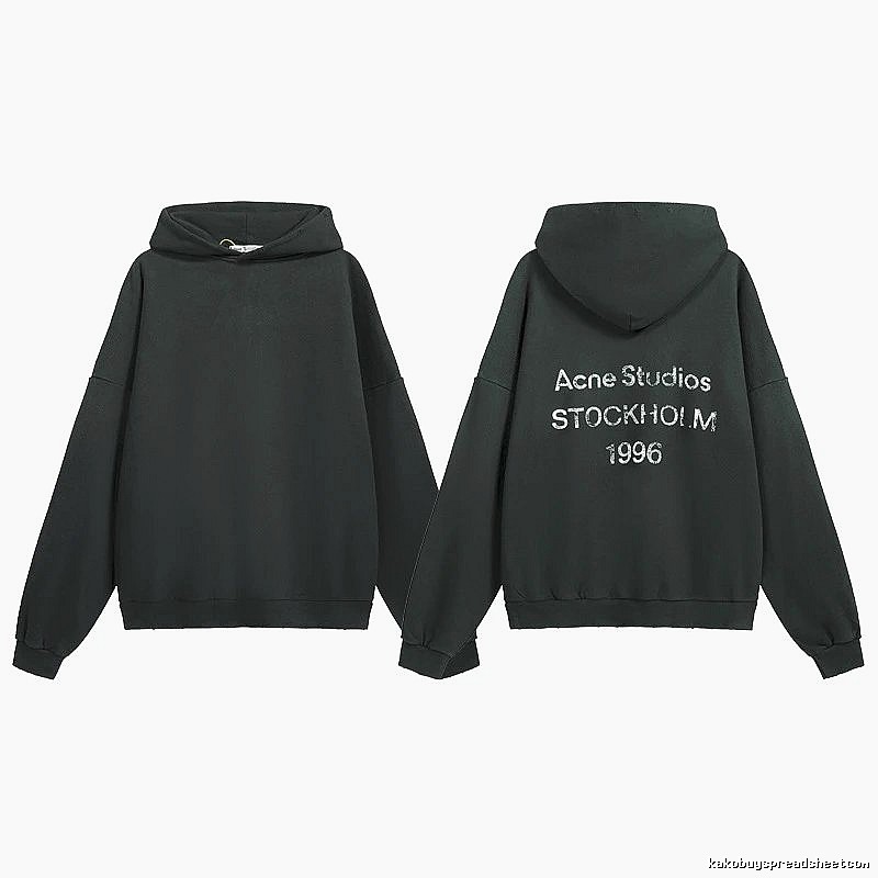 Acne Studios Classic Stockholm hoodie Dark Acne Studios for Daily Styling