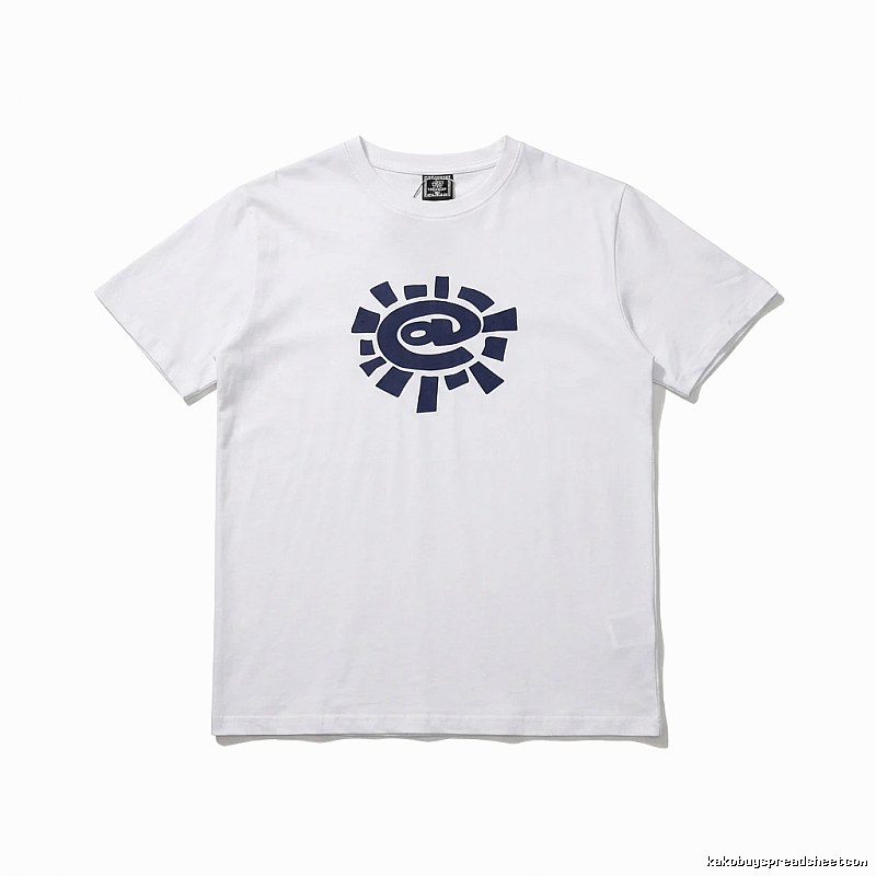 ADWYSD Printed Simple White T-shirt